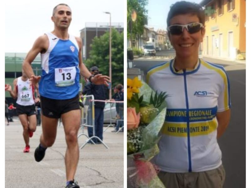LINDA VENTURINO e LIVIO DENEGRI i più veloci all’ANELLO DELLA MADONNA DELLE ROCCHE” virtual